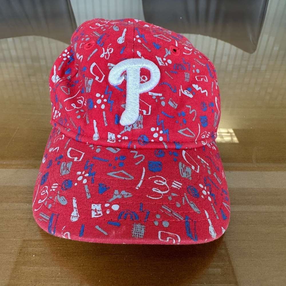New Era Phillies Toddler Hat Confetti Print MLB Adjustable Cap Rare
